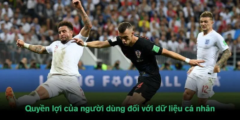 Quyền lợi của người dùng đối với dữ liệu cá nhân tại tructiepbongda