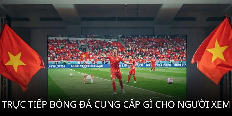 Trực tiếp bóng đá cung cấp gì cho người xem